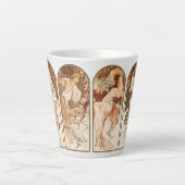  LETZTE TASSE: ALPHONS MARIA MUCHA : DIE SAISONEN MILCHTASSE (Vorderseite)