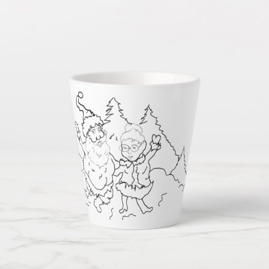 Letzte Tasse; Herr & Frau Claus Milchtasse (Vorderseite)