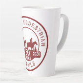 Letzte Tasse mit 50-jährigen Logo-Maroon und White (Rechte Ecke)