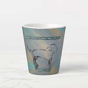Letzte Tasse mit Meldung "Tierheim"