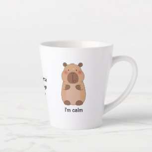 Letzte Tasse mit niedlichem BärenCartoon und Zitat