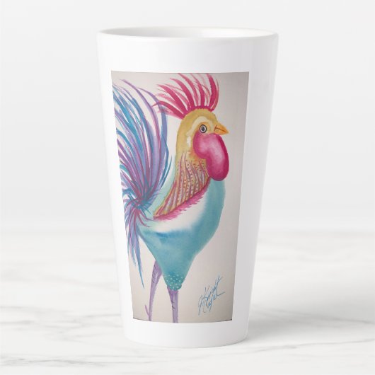 Letzte Tasse mit Rasterdesign (Vorderseite)