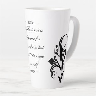 Letzte Tasse mit schönem Design