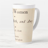 Letzte Tasse mit Vintager Seite von Little Women (Rechte Ecke)