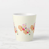 Letzte Tasse: Mohnblütenbäume, Blume Milchtasse (Vorderseite)