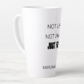 Letzte Tasse - "Nicht Verlassen. Nicht in Ordnung. (Linke Ecke)
