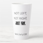 Letzte Tasse - "Nicht Verlassen. Nicht in Ordnung. (Vorderseite)