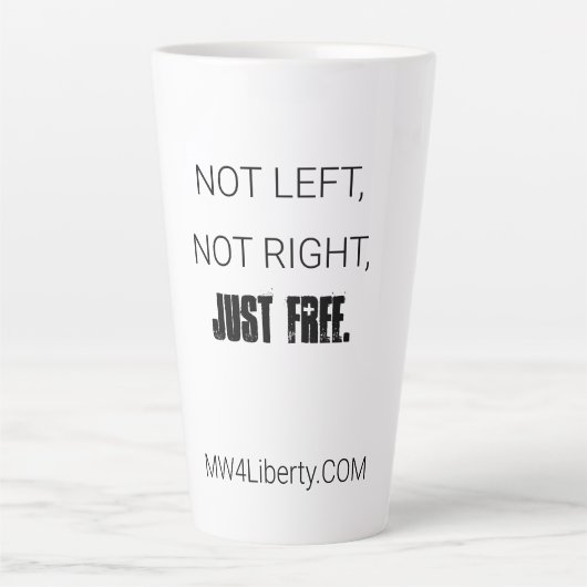 Letzte Tasse - "Nicht Verlassen. Nicht in Ordnung. (Vorderseite)