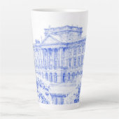 Letzte Tasse - "The Grounds at Pemberley" (Blau) (Vorderseite)