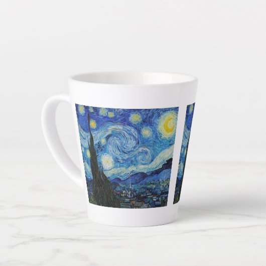 LETZTE TASSE: VINCENT VAN GOGH: STARRY NIGHT MILCHTASSE (Linke Ecke)