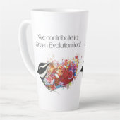 Letzte Tasse - Vogelbeitrag zur grünen Evolution. (Linke Ecke)