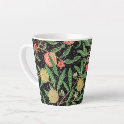 LETZTE TASSE: WILLIAM MORRIS : POMEGRANAT MILCHTASSE (Linke Ecke)