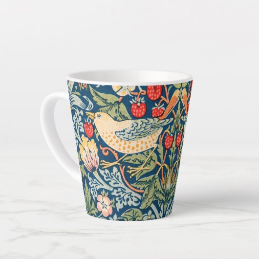LETZTE TASSE: WILLIAM MORRIS : STRAWBERRY THIEVES MILCHTASSE (Linke Ecke)