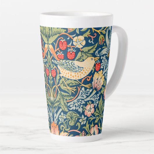 LETZTE TASSE: WILLIAM MORRIS : STRAWBERRY THIEVES MILCHTASSE (Rechte Ecke)