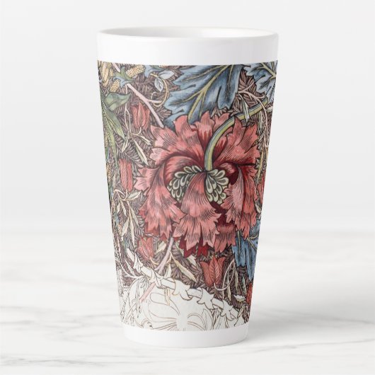 LETZTE TASSE: WILLIAM MORRIS : WILD TULIP MILCHTASSE (Vorderseite)