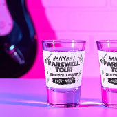 Letzte Tour Punk Rock Band Junggeselinnen-Abschied Schnapsglas