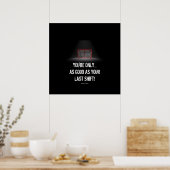 LETZTE UMSCHALTTASTE POSTER (Küche)