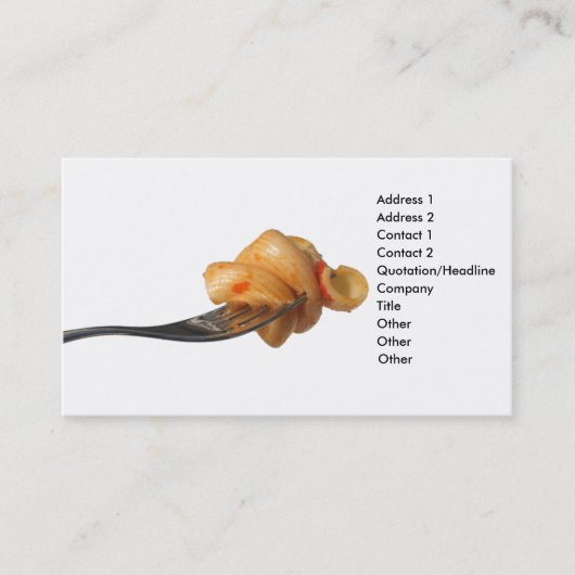 Letzte Visitenkarte (Vorderseite)