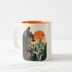 Letzte Wache vor der Morgendämmerung Zweifarbige Tasse