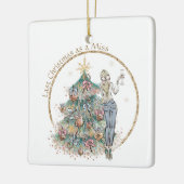 Letzte Weihnachten als Miss | Denim Lady and Tree Keramikornament (Links)