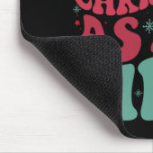 Letzte Weihnachten als Miss Funny Christmas Bride  Mousepad (Ecke)