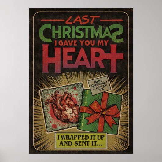 Letzte Weihnachten Wham Poster (Vorne)