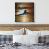 Letzte Welle Leinwanddruck (Insitu (Schlafzimmer))