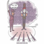 Letzte Wörter mit benutzerdefinierter Aufkleber zu (Vorderseite)