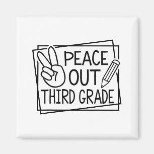Letzten Schulsommertag dritte Klasse Magnet