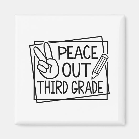 Letzten Schulsommertag dritte Klasse Magnet (Vorne)