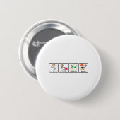 Letzten Schultag den Sommerpause-Lehrer gewollt Button (Vorne & Hinten)