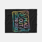 Letzten Schultag letzte Schulferien der zweiten Kl Fleecedecke (Vorderseite (Horizontal))