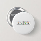 Letzten Schultag woll Sommerpause-Lehrer Button (Vorne & Hinten)