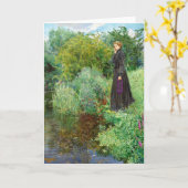 Letzten Sommer waren die Dinge grüner | Byam Shaw Karte (Gelbe Blume)