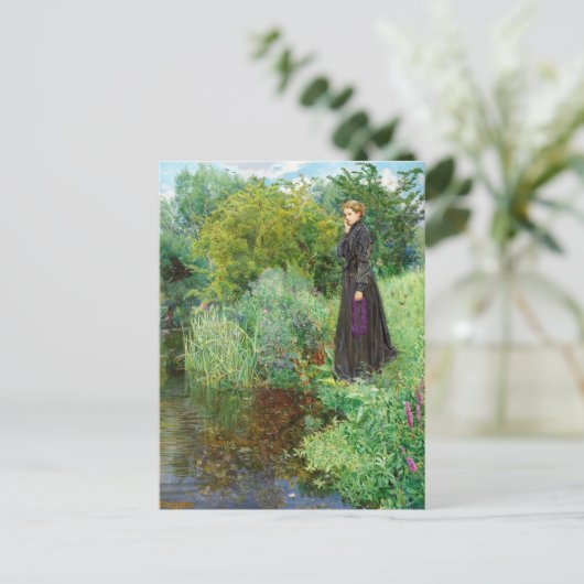 Letzten Sommer waren die Dinge grüner | Byam Shaw Postkarte (Stehend Vorderseite)