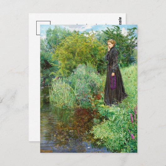 Letzten Sommer waren die Dinge grüner | Byam Shaw Postkarte (Vorne/Hinten)