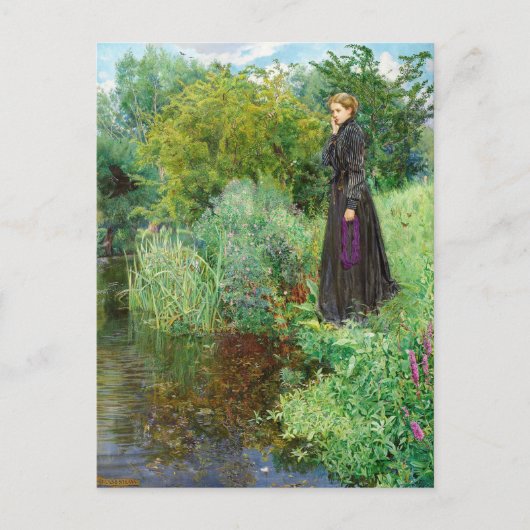 Letzten Sommer waren die Dinge grüner | Byam Shaw Postkarte (Vorderseite)