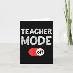 Letzten Tag Schule Sprichwort - LehrerIn Funny Mod Karte