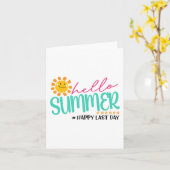 Letzten Tag viel Glück Karte (Gelbe Blume)