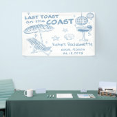 Letzten Toast am Blue Bachelorette Wochenende Banner (Messeveranstaltung)