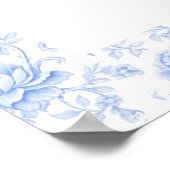 Letzten Toast am Coast Beach Floral Bachelorette Poster (Ecke)