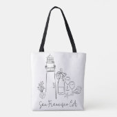 Letzten Toast am Junggeselinnen-Abschied des Küste Tasche (Rückseite)