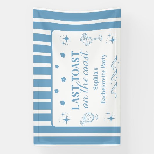 Letzten Toast am Party des Bachelorette-Wochenende Banner (Vertikal)