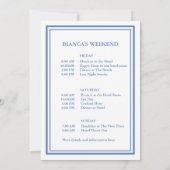 Letzten Toast am Party des Bachelorette-Wochenende Einladung (Rückseite)