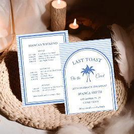 Letzten Toast am Party des Bachelorette-Wochenende Einladung