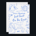 Letzten Toast am Party des Bachelorette-Wochenende Einladung<br><div class="desc">Ein Glas mit unserer "Last Toast on the Coast" Bachelorette Weekend Einladung! Diese Einladung eignet sich perfekt für eine Feier an der Küste und lässt sich mit Ihren Veranstaltungsdetails und Ihrem Routenplan abstimmen. Sie bietet die Bühne für einen unvergesslichen Strandbash. Fügen Sie Ihre persönliche Touch zu einem stilvollen und unvergesslichen...</div>