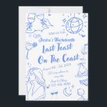 Letzten Toast am Party des Bachelorette-Wochenende Einladung<br><div class="desc">Ein Glas mit unserer "Last Toast on the Coast" Bachelorette Weekend Einladung! Diese Einladung eignet sich perfekt für eine Feier an der Küste und lässt sich mit Ihren Veranstaltungsdetails und Ihrem Routenplan abstimmen. Sie bietet die Bühne für einen unvergesslichen Strandbash. Fügen Sie Ihre persönliche Touch zu einem stilvollen und unvergesslichen...</div>