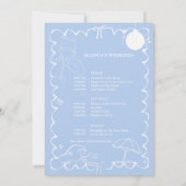 Letzten Toast am Party des Bachelorette-Wochenende Einladung (Rückseite)