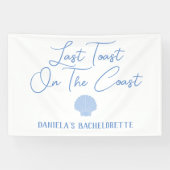 Letzten Toast am Strand Bachelorette Banner (Horizontal)