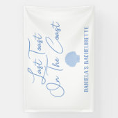 Letzten Toast am Strand Bachelorette Banner (Vertikal)